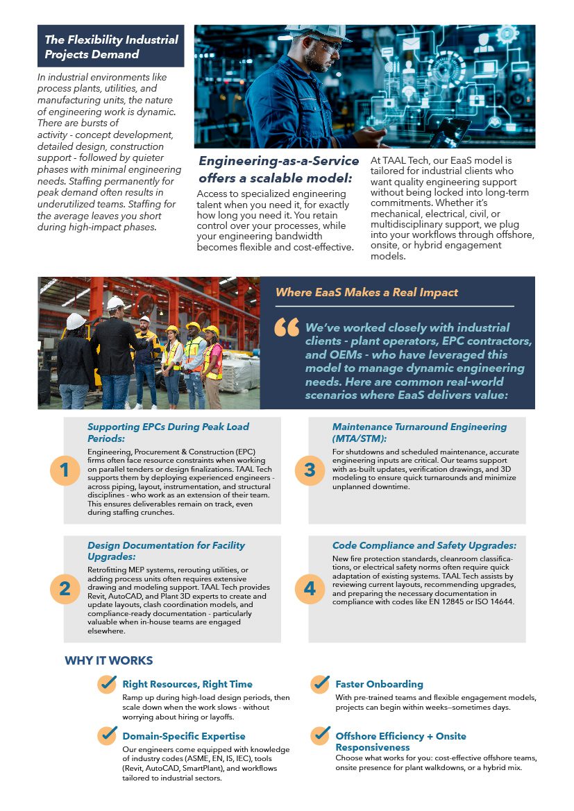 Engineering-as-a-Service: The Future of Scalable Design Support for Industrial Projects