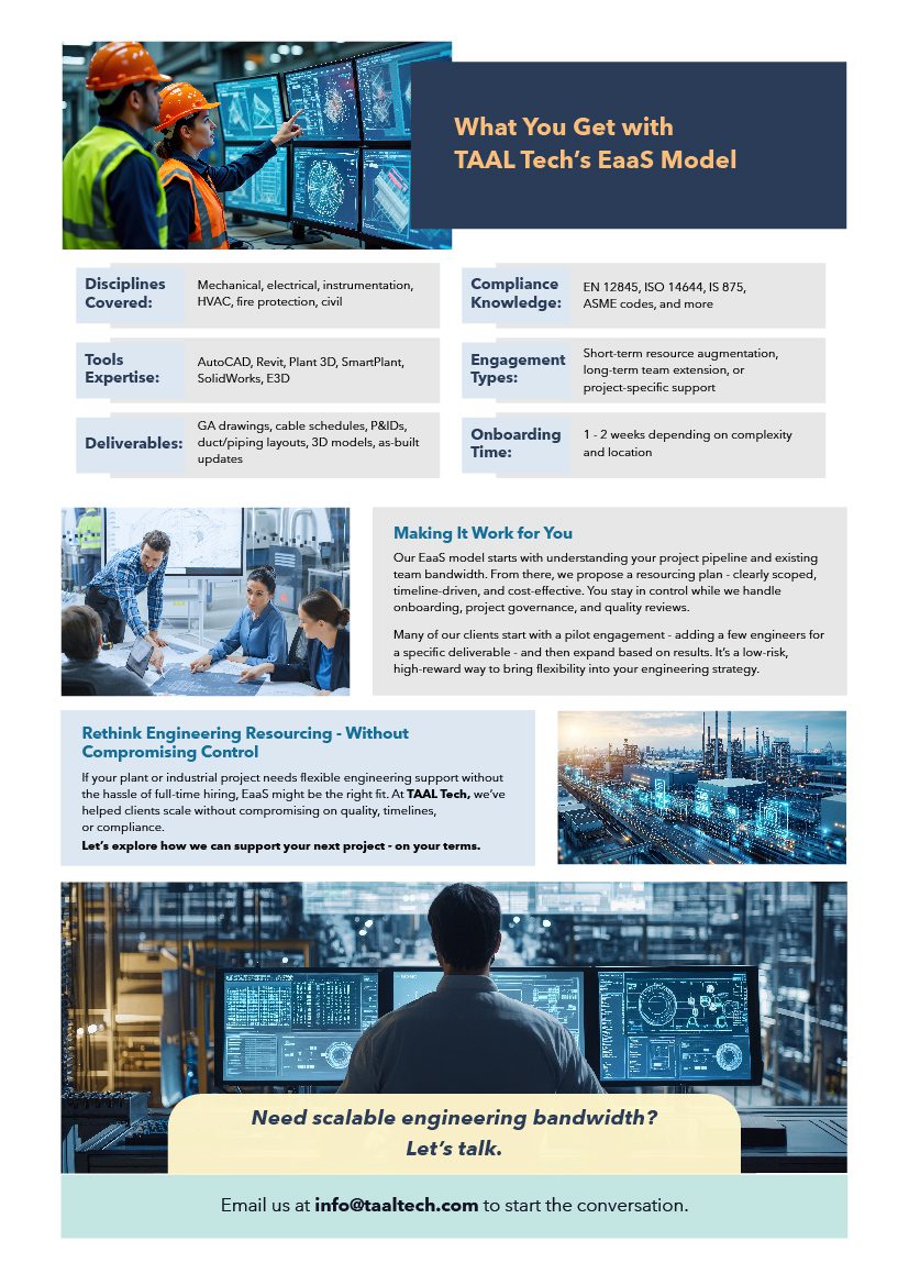 Engineering-as-a-Service: The Future of Scalable Design Support for Industrial Projects