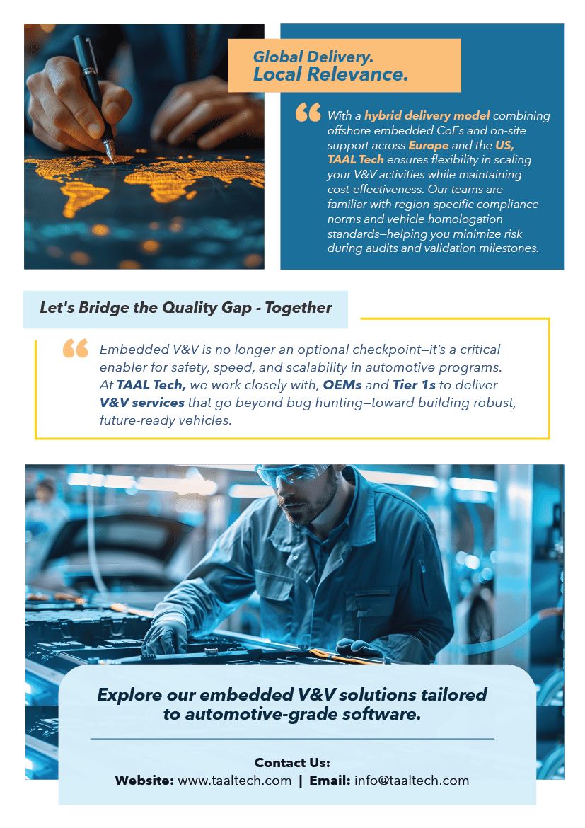 Bridging the Automotive Software Quality Gap with Embedded V&V