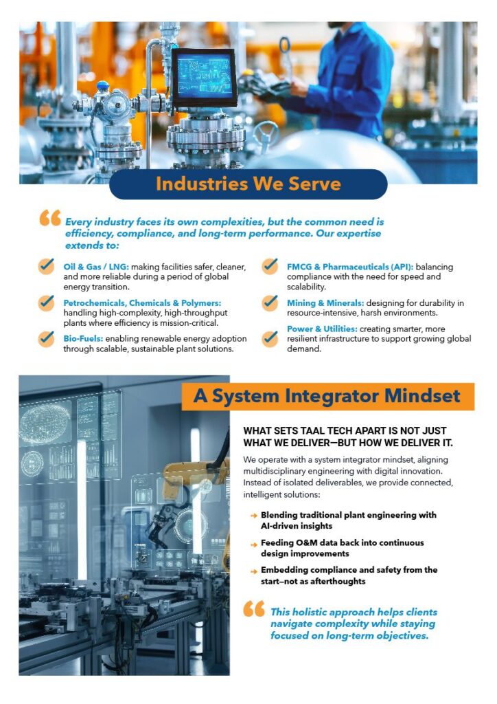 Taal Tech Plant Engineering Services